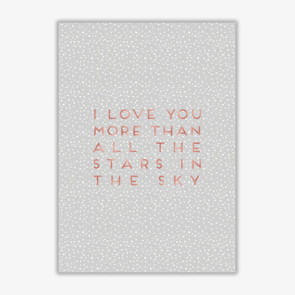 I love you quote fine art print by orara studio