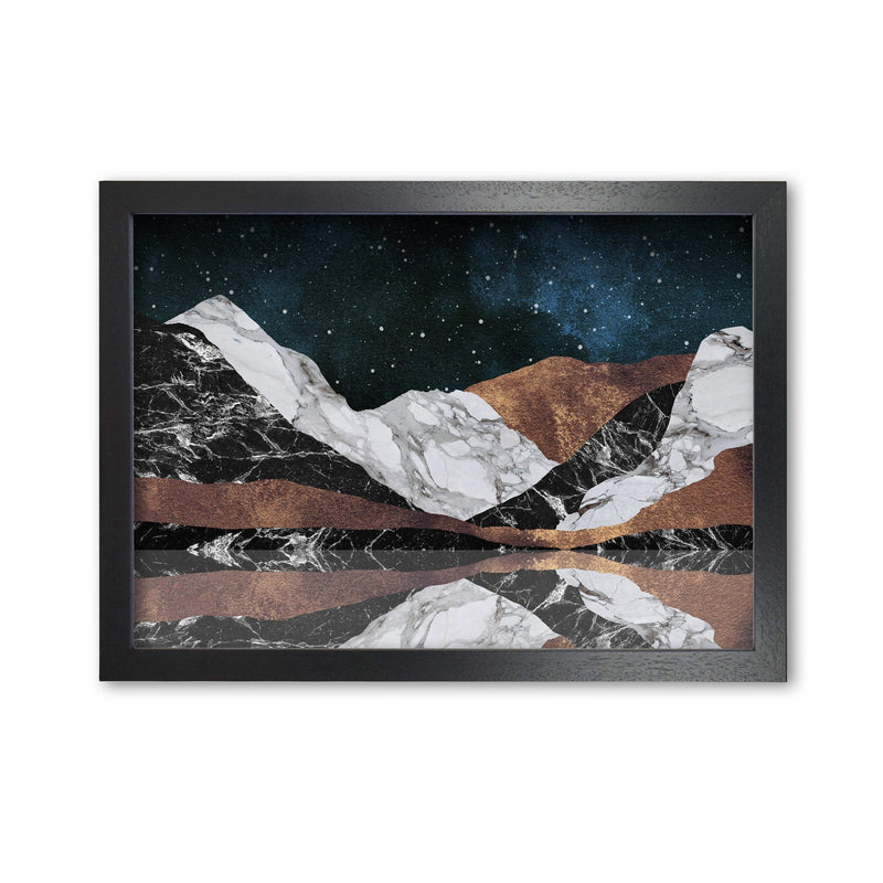 Landscape mountains fine art print by orara studio, framed botanical &