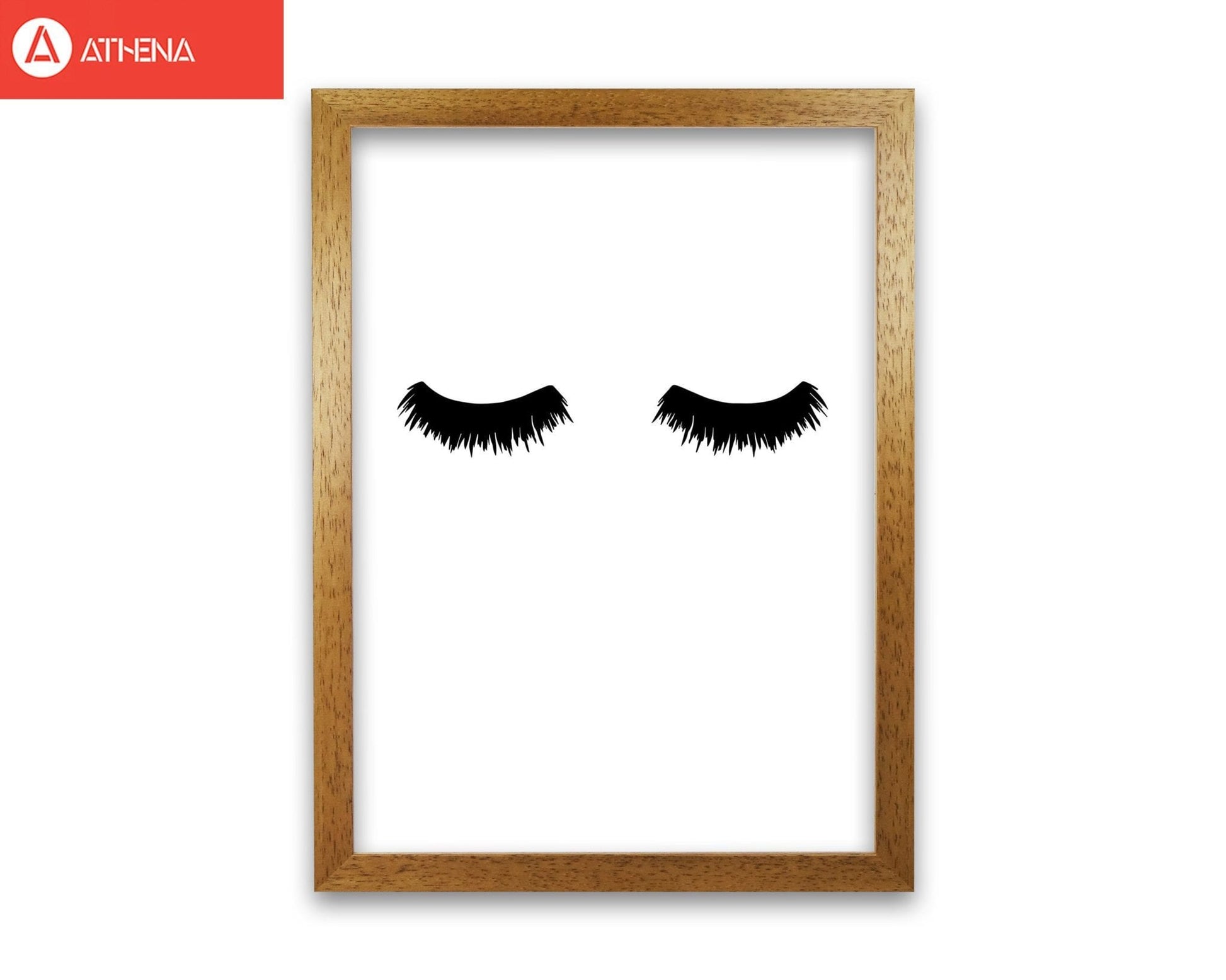 Lashes modern fine art print