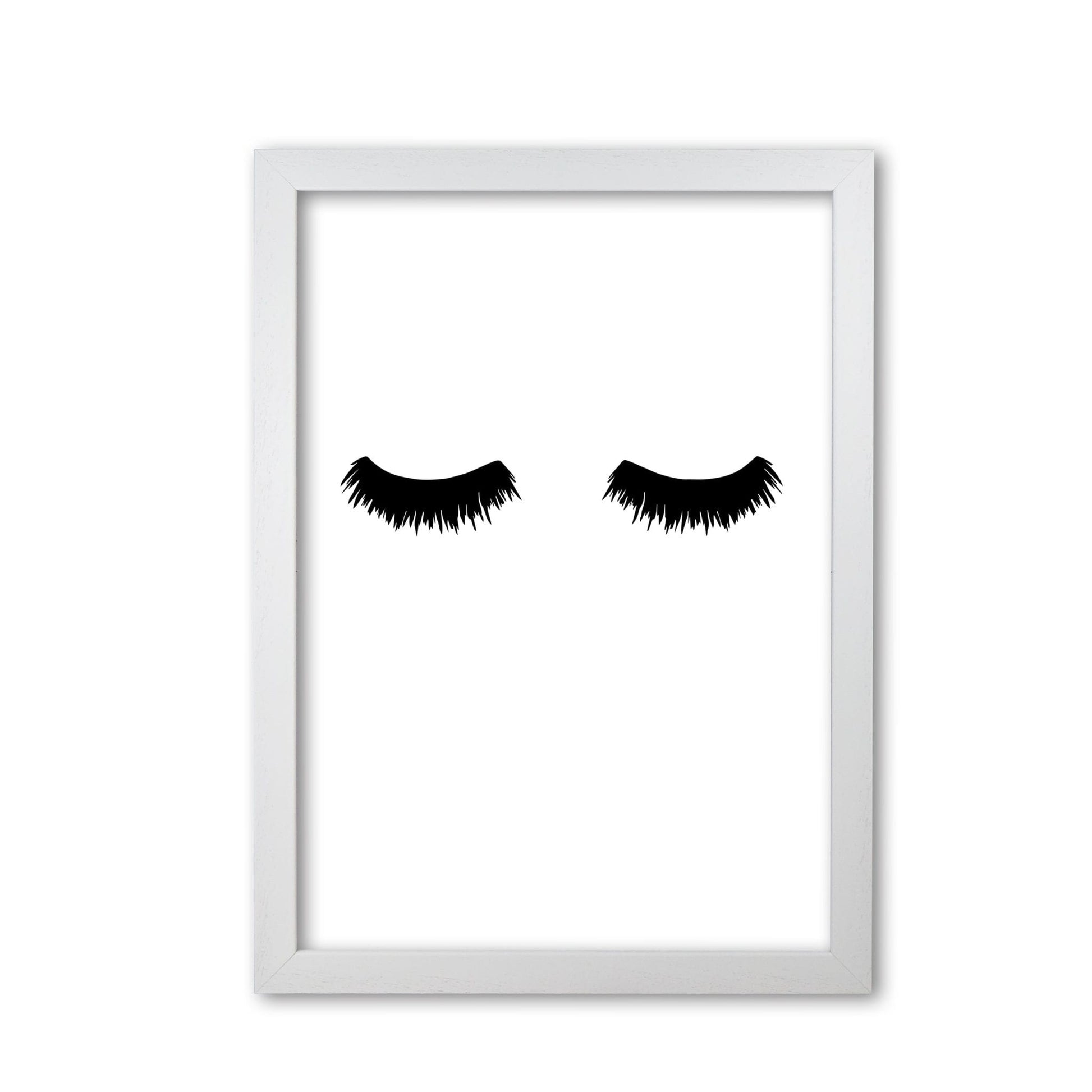 Lashes modern fine art print