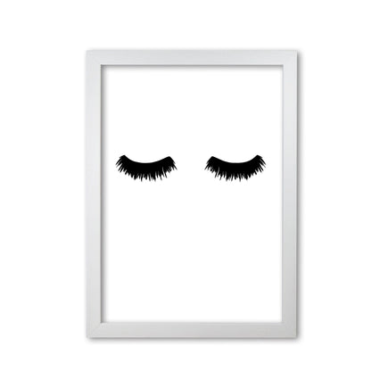 Lashes modern fine art print