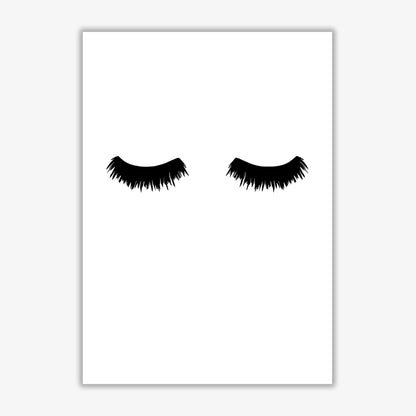 Lashes modern fine art print