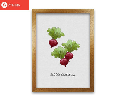Let the beet drop fine art print by orara studio, framed kitchen wall art