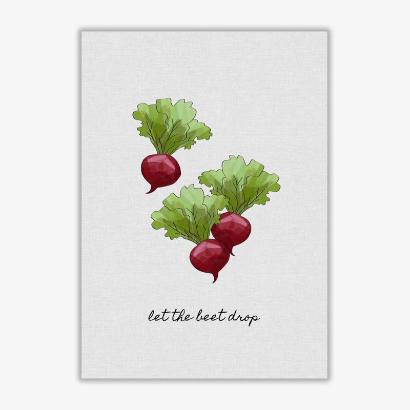 Let the beet drop fine art print by orara studio, framed kitchen wall art