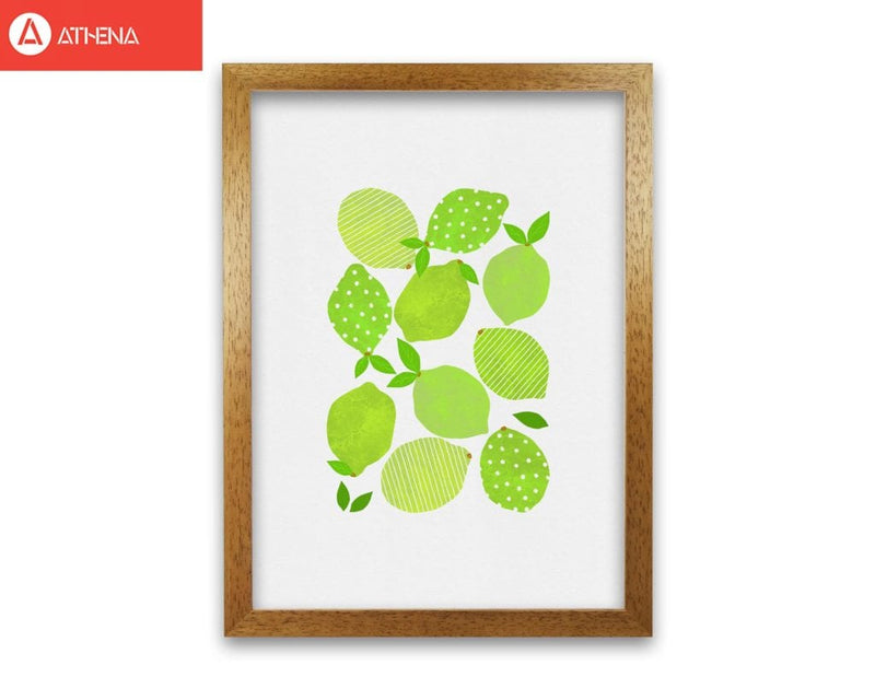 Lime crowd fine art print by orara studio, framed kitchen wall art