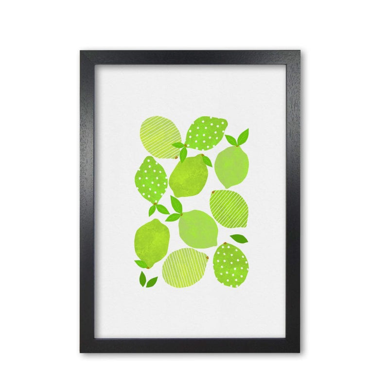 Lime crowd fine art print by orara studio, framed kitchen wall art