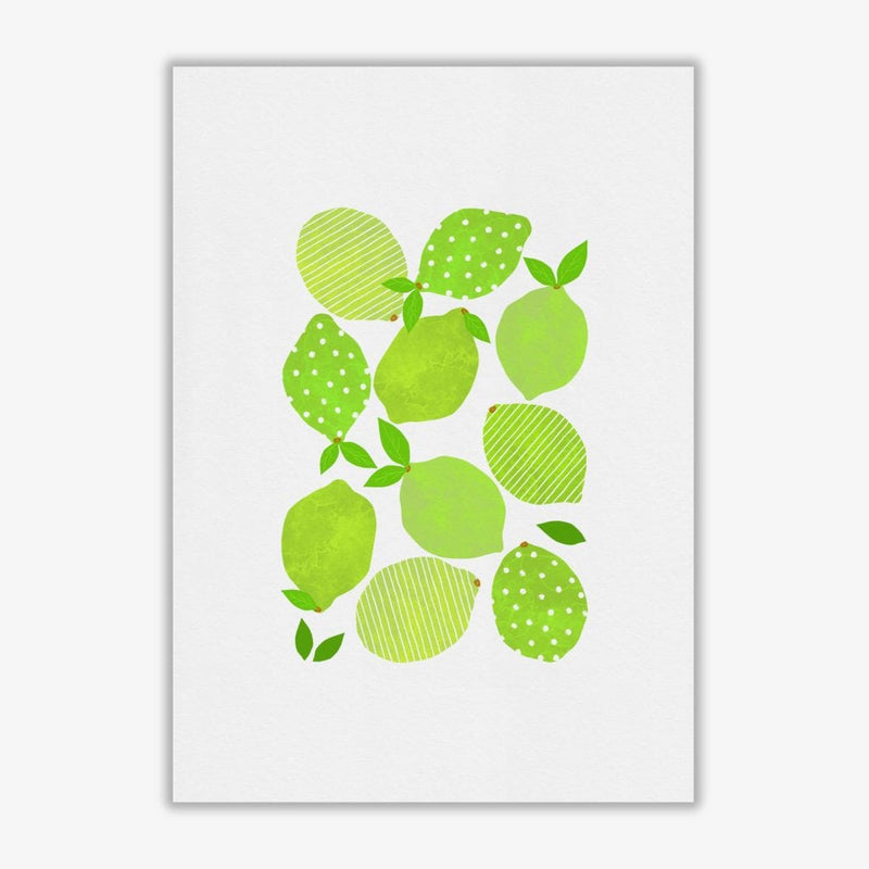 Lime crowd fine art print by orara studio, framed kitchen wall art