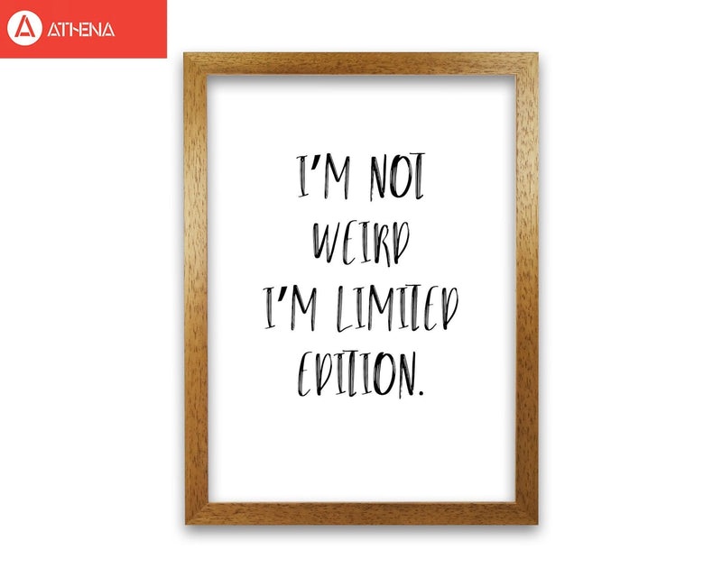 Limited edition modern fine art print, framed typography wall art