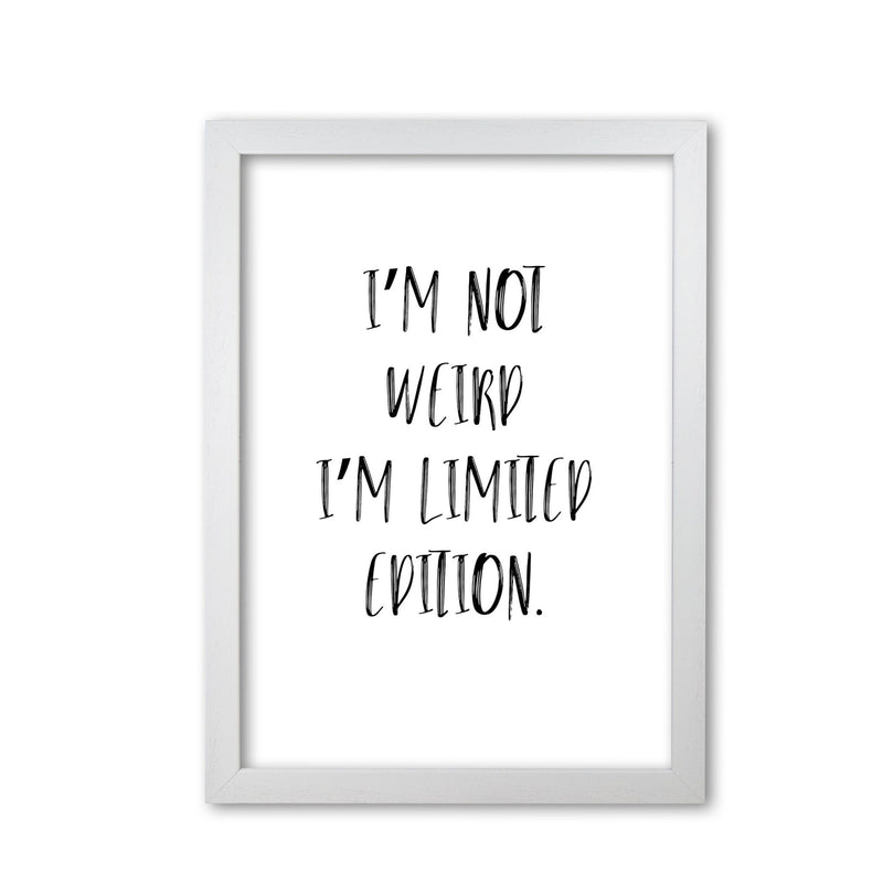 Limited edition modern fine art print, framed typography wall art
