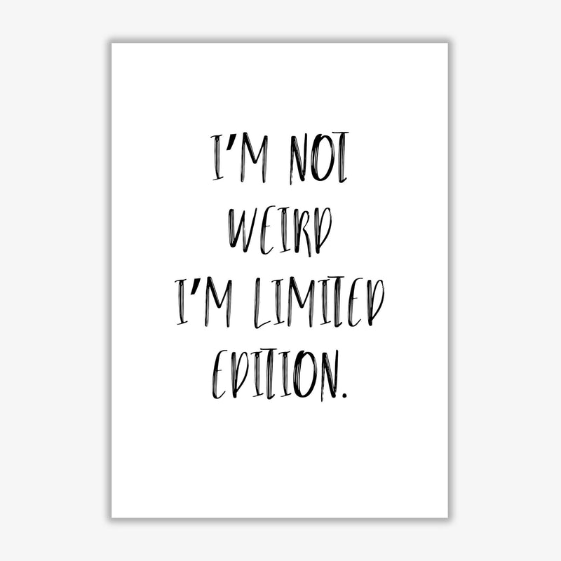 Limited edition modern fine art print, framed typography wall art