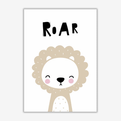 Lion roar modern fine art print