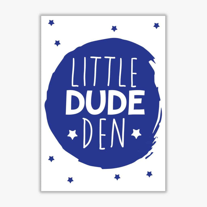 Little dude den navy circle modern fine art print, framed childrens nursey wall art poster