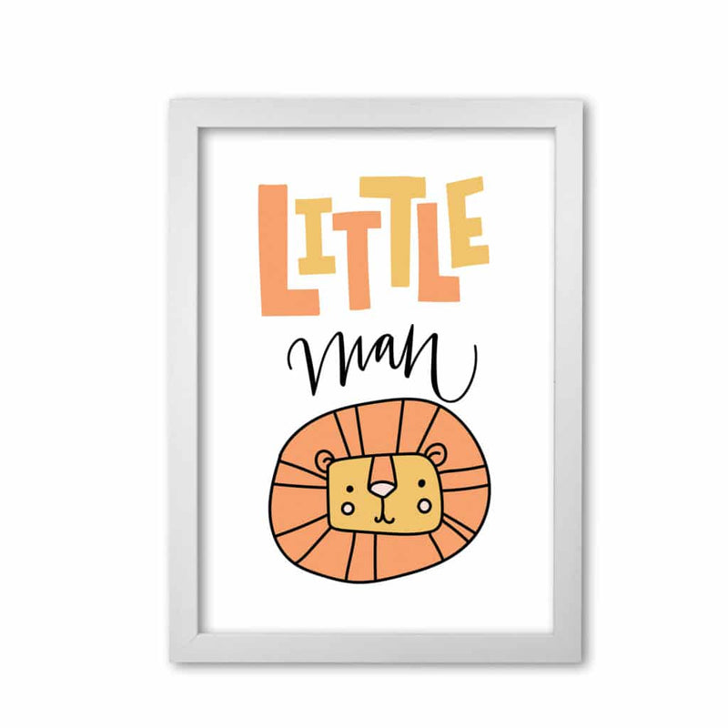 Little lion man modern fine art print, framed childrens nursey wall art poster