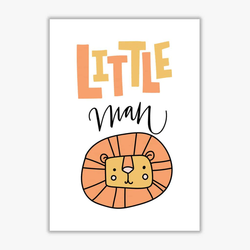 Little lion man modern fine art print, framed childrens nursey wall art poster