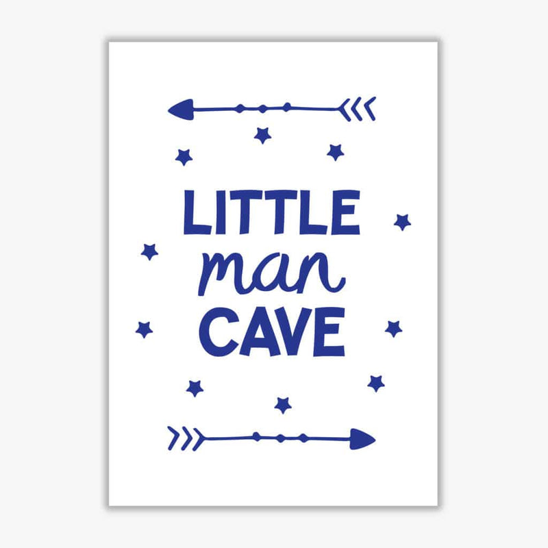 Little man cave navy arrows modern fine art print, framed childrens nursey wall art poster