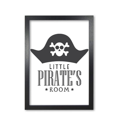 Little pirates room modern fine art print, framed childrens nursey wall art poster