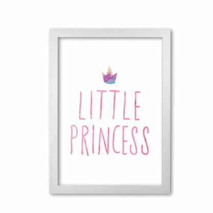 Little princess watercolour modern fine art print