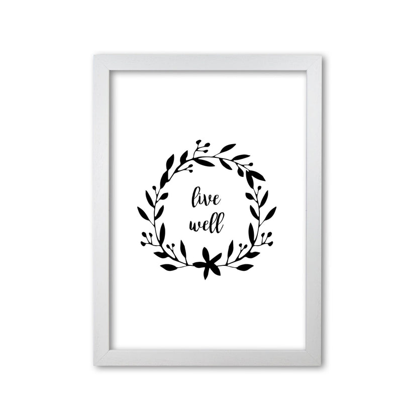Live well illustration fine art print by orara studio