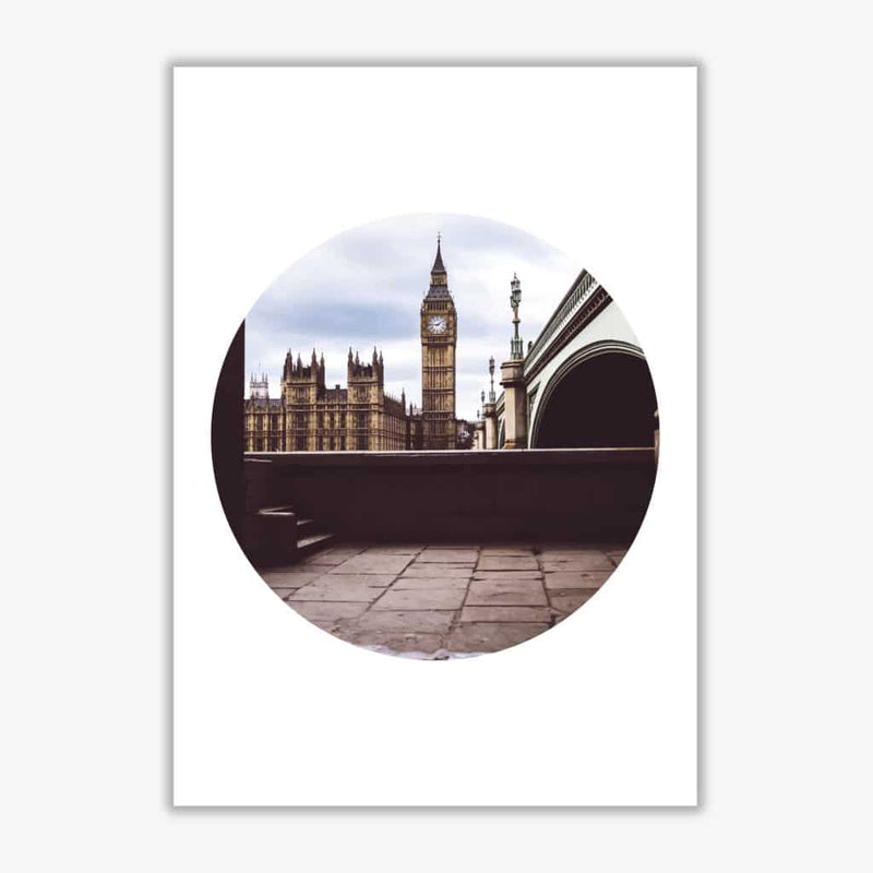 London big ben modern art print, framed wall art