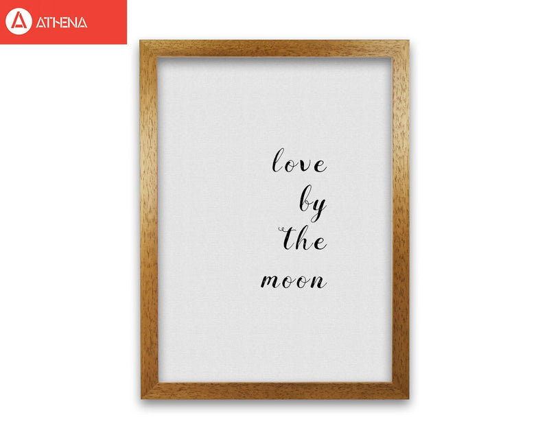 Love by the moon fine art print by orara studio