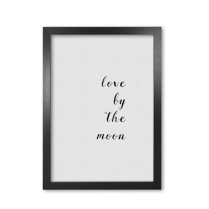 Love by the moon fine art print by orara studio
