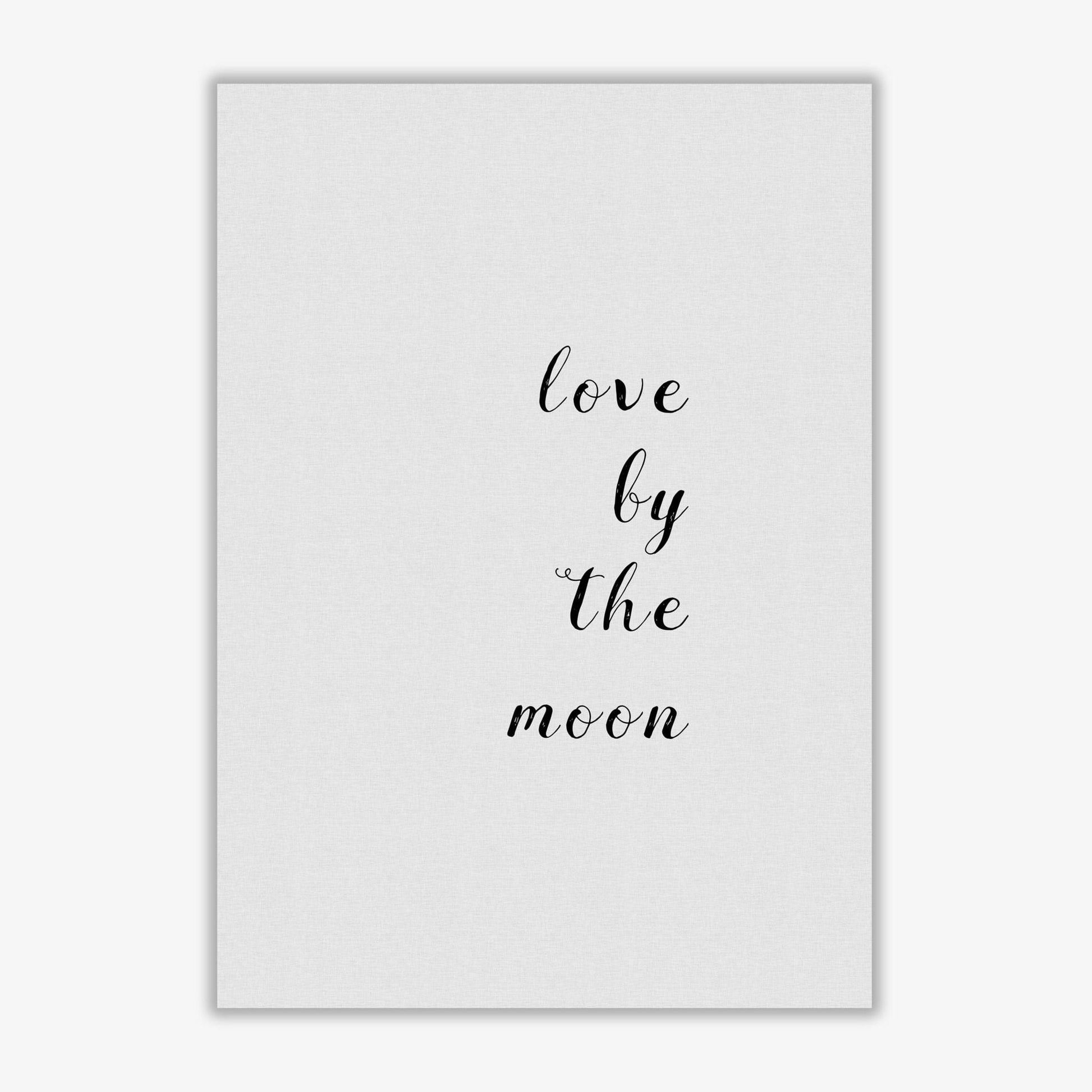 Love by the moon fine art print by orara studio