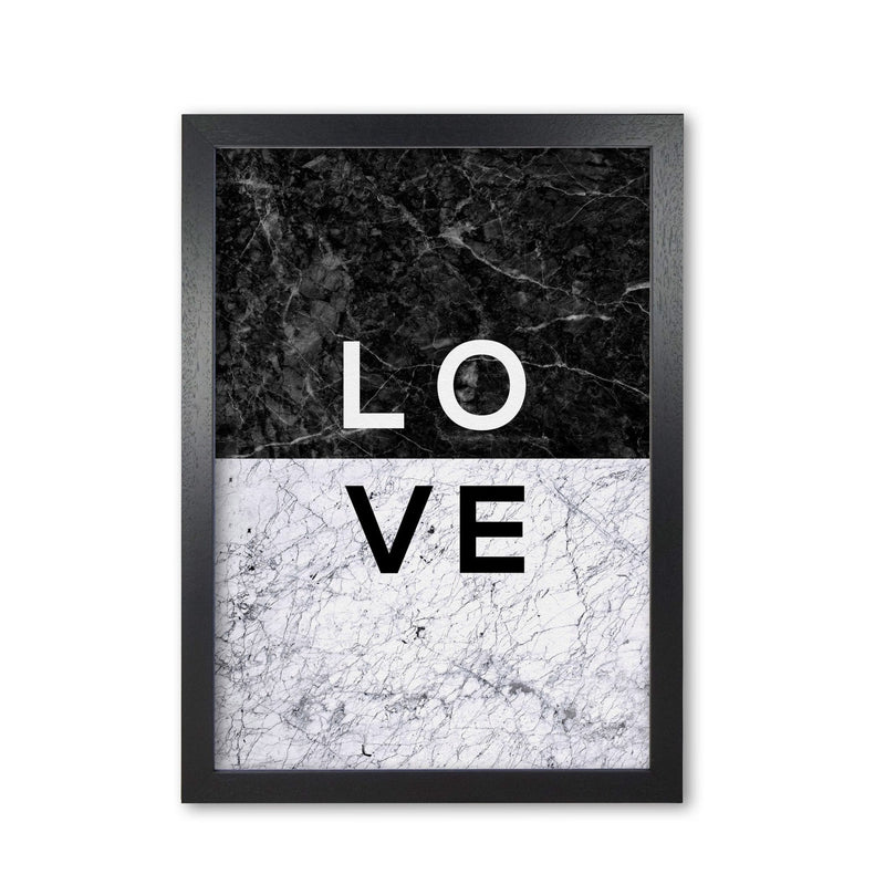 Love marble quote fine art print by orara studio