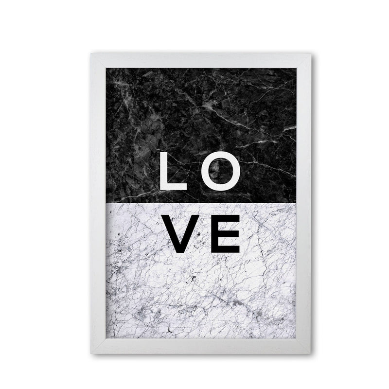 Love marble quote fine art print by orara studio