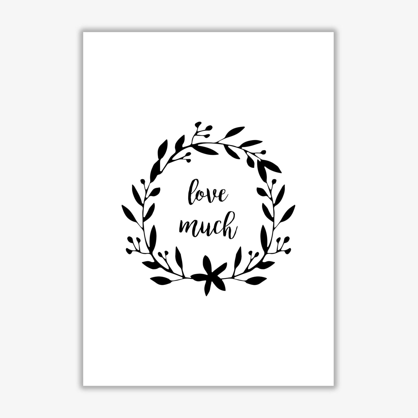 Love much illustration fine art print by orara studio