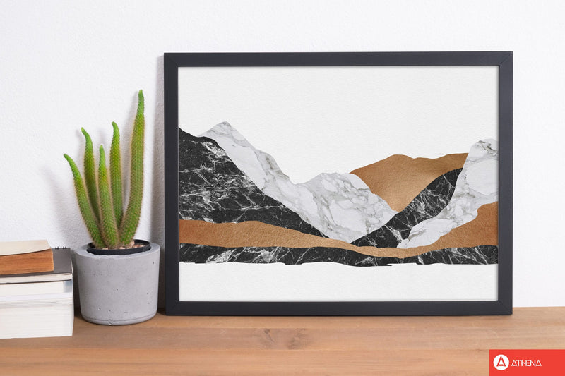 Marble landscape i fine art print by orara studio, framed botanical &
