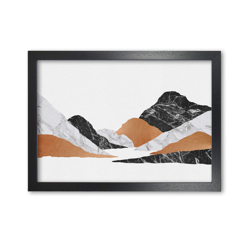 Marble landscape ii fine art print by orara studio, framed botanical &