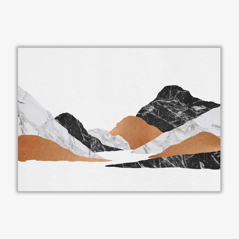 Marble landscape ii fine art print by orara studio, framed botanical &