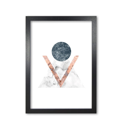 Marble triangle abstract modern fine art print