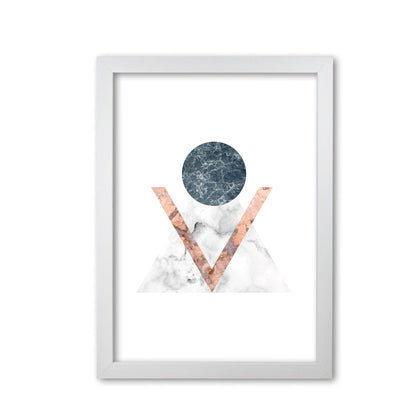 Marble triangle abstract modern fine art print