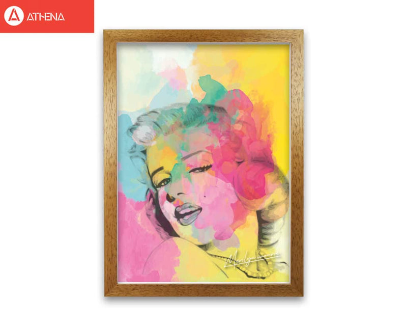 Marilyn monroe in colour modern fine art print