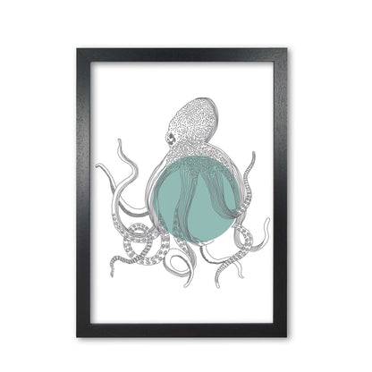Marine animals octopus modern fine art print