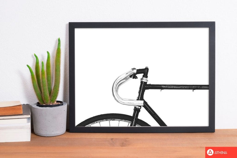Minimal bike frame modern fine art print