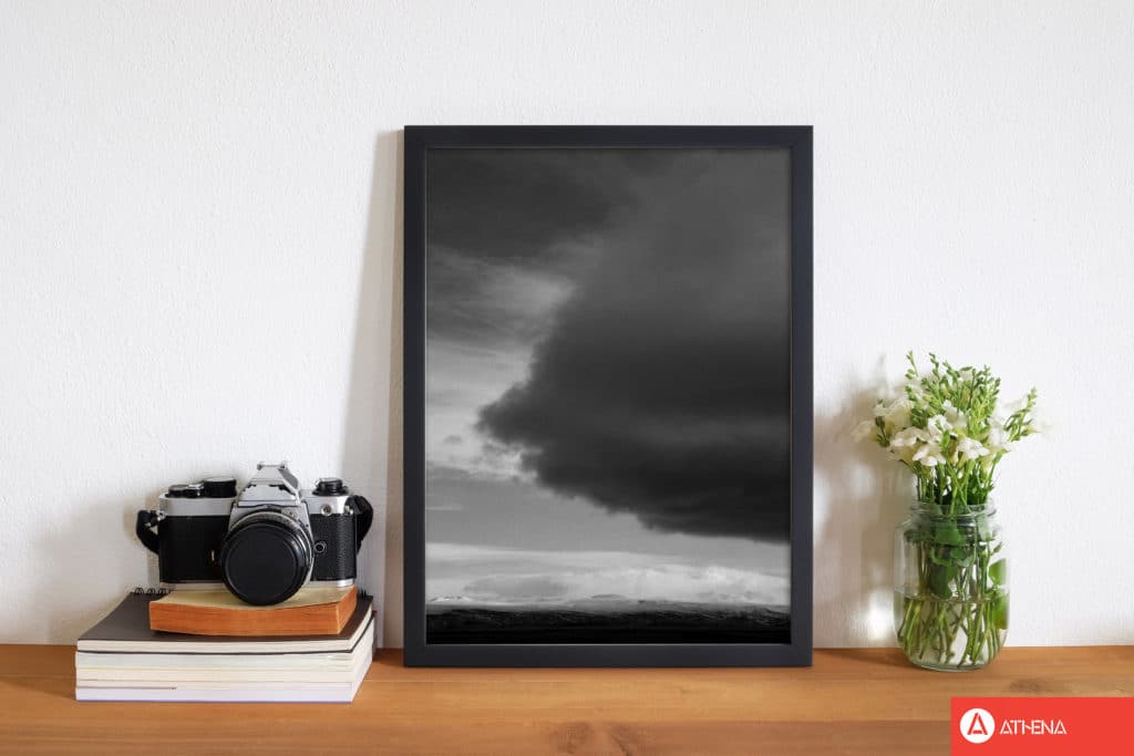 Minimal landscape fine art print by orara studio
