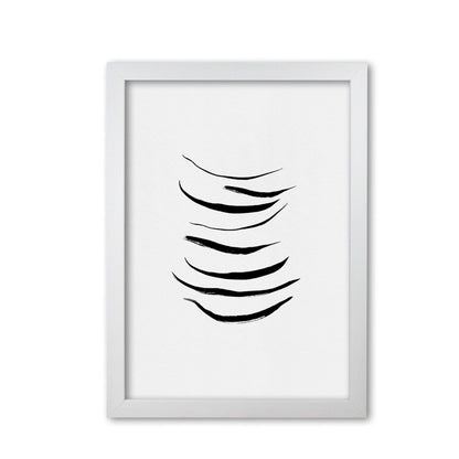 Minimalist black painting i fine art print by orara studio