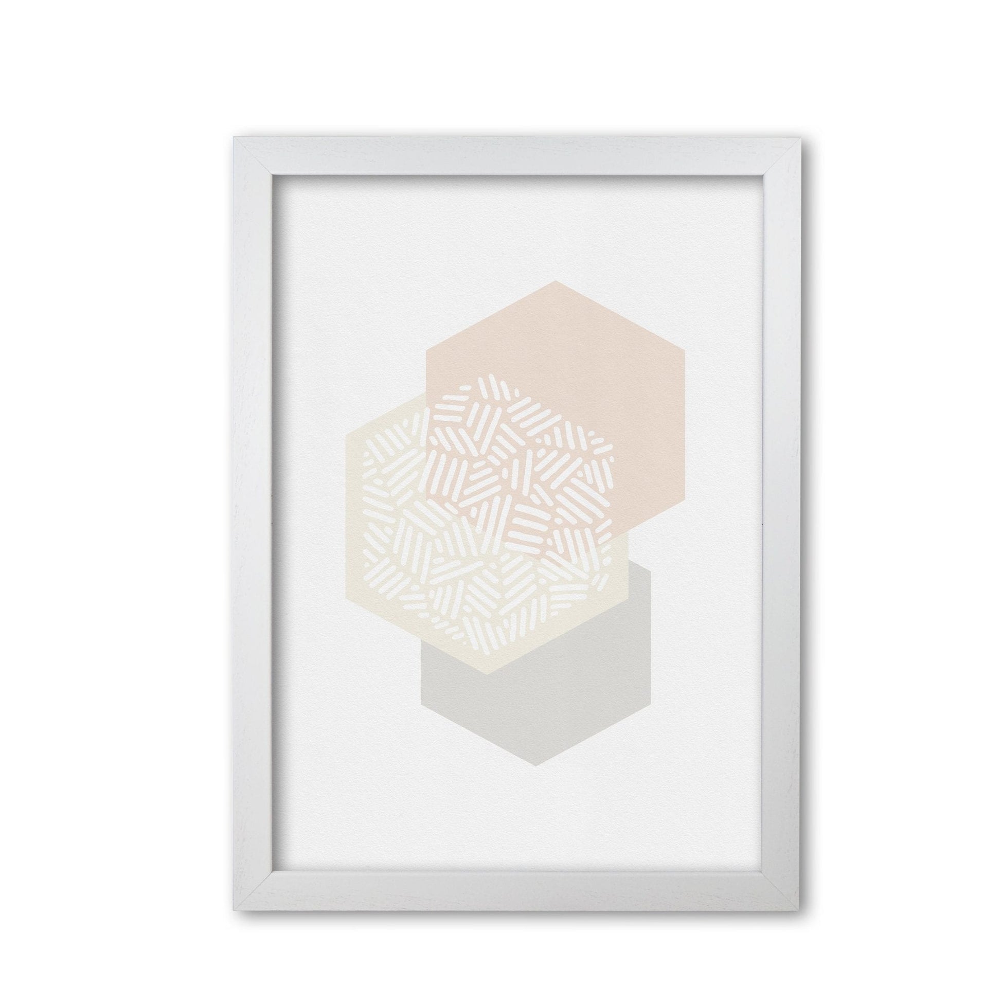 Minimalist geometric i fine art print by orara studio