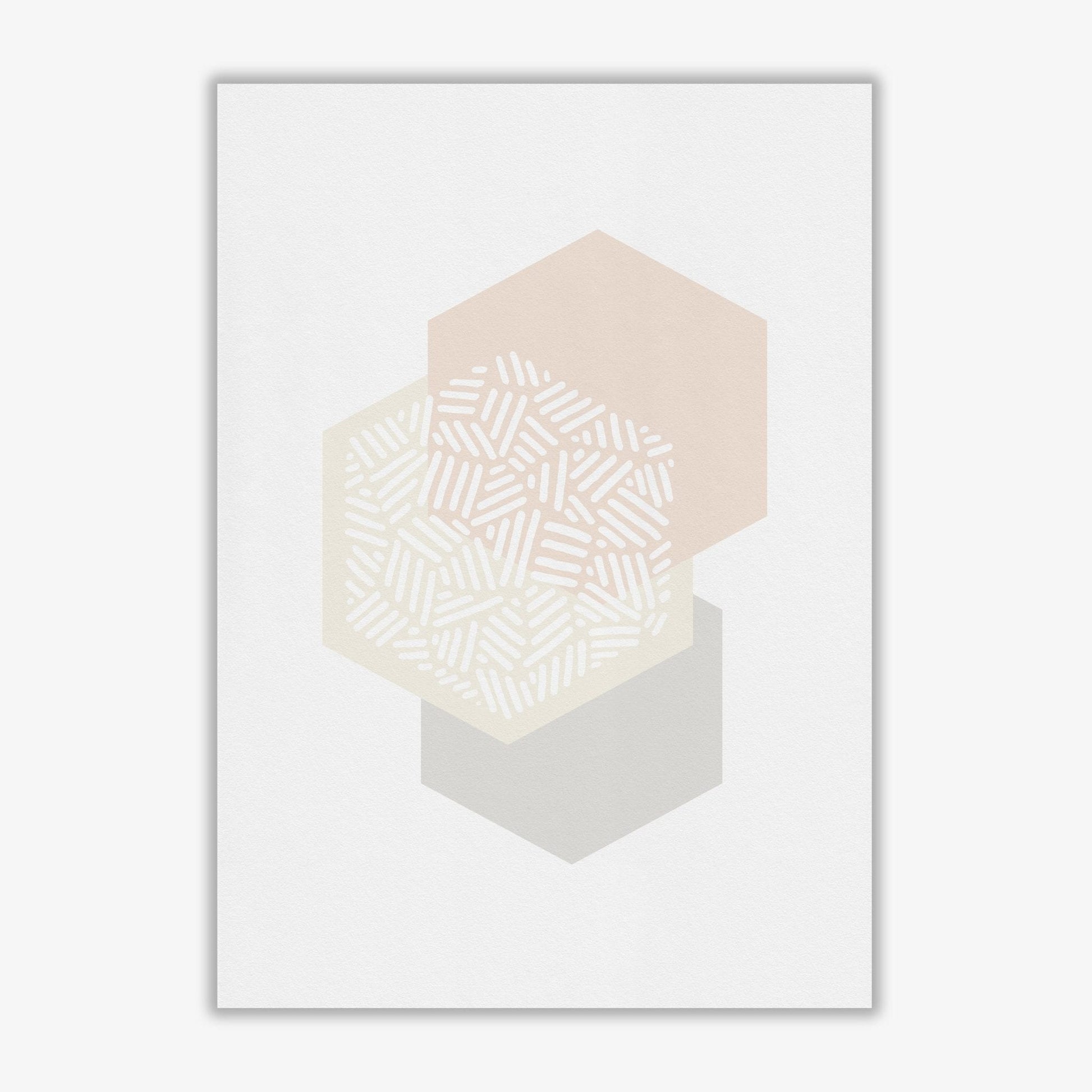 Minimalist geometric i fine art print by orara studio