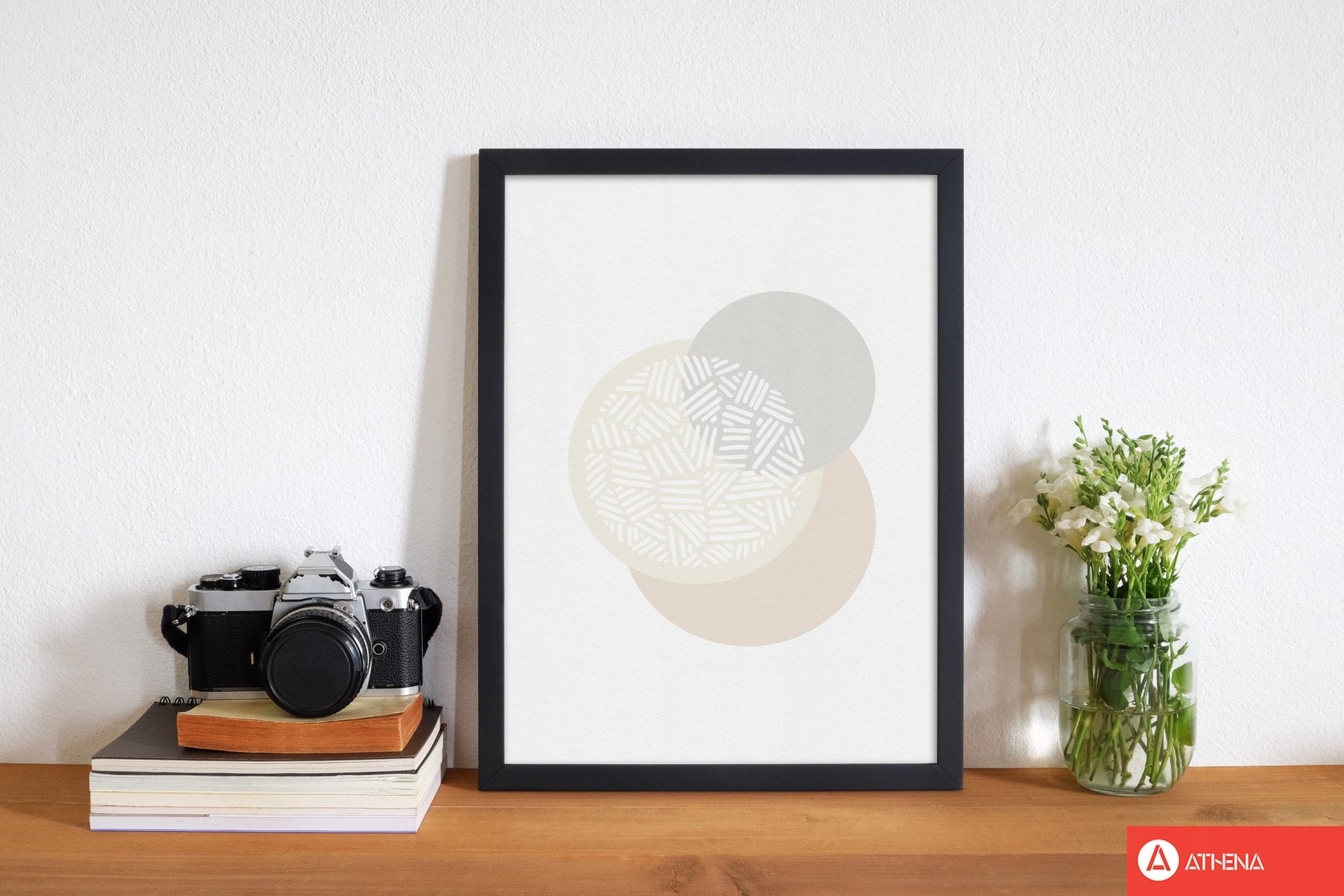 Minimalist geometric iv fine art print by orara studio