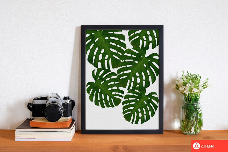 Monstera leaf i fine art print by orara studio, framed botanical &