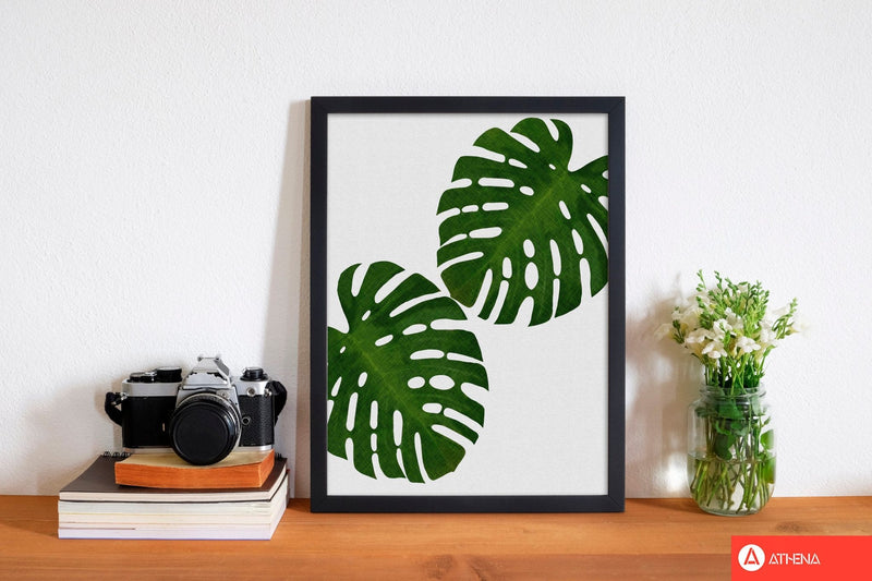 Monstera leaf ii fine art print by orara studio, framed botanical &