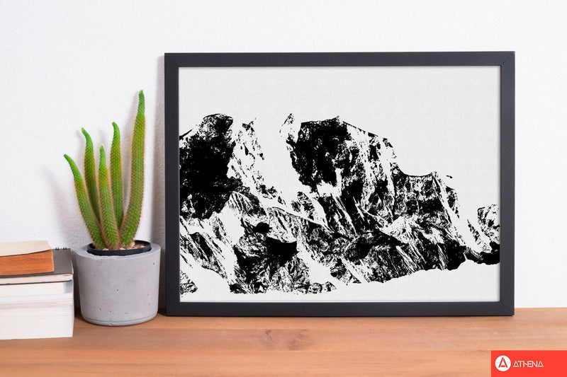 Mountains ii fine art print by orara studio, framed botanical &