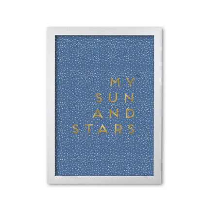 My sun &#038; stars fine art print by orara studio