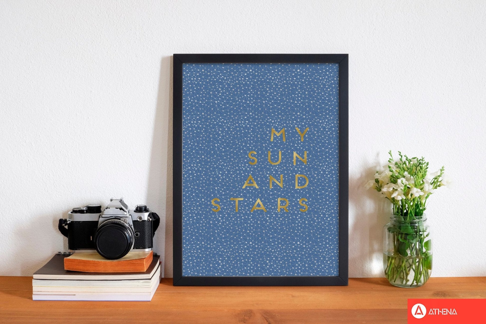 My sun &#038; stars fine art print by orara studio