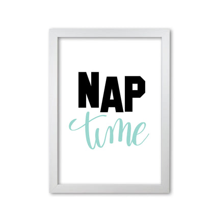 Nap time black and mint modern fine art print, framed typography wall art