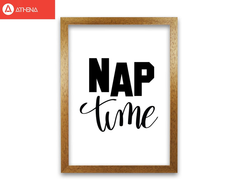 Nap time black modern fine art print, framed typography wall art