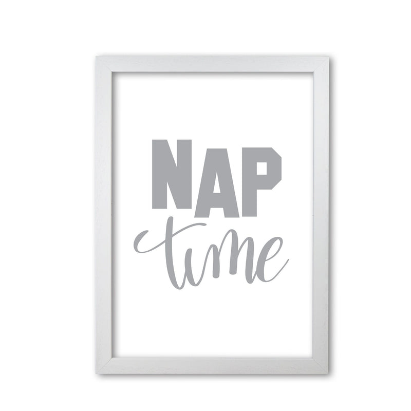 Nap time grey modern fine art print, framed typography wall art